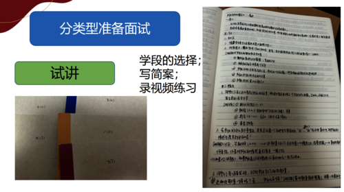 图5  PPT内容板块：试讲准备